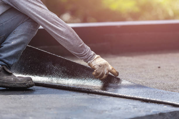 Professional Basement Waterproofing technician working in Miamiville, OH